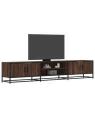 Meuble TV chêne marron 210x35x41 cm bois d'ingénierie | Mobilier & Déco