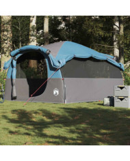 Tente familiale tunnel 6 personnes bleu imperméable | Mobilier & Déco
