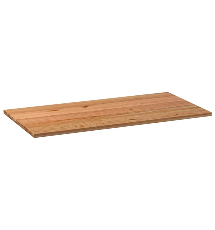Dessus de table marron clair bois chêne massif rectangulaire | Mobilier & Déco