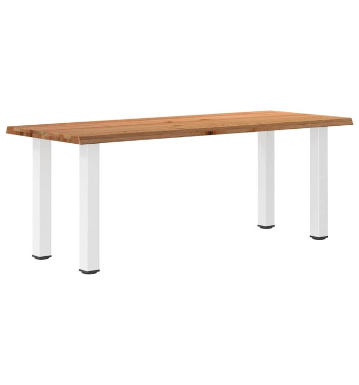Table à manger et bord naturel bois massif chêne rectangulaire | Mobilier & Déco