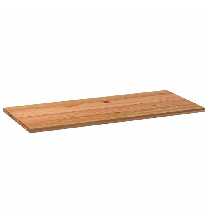 Dessus de table marron clair bois chêne massif rectangulaire | Mobilier & Déco