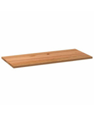 Dessus de table marron clair bois chêne massif rectangulaire | Mobilier & Déco