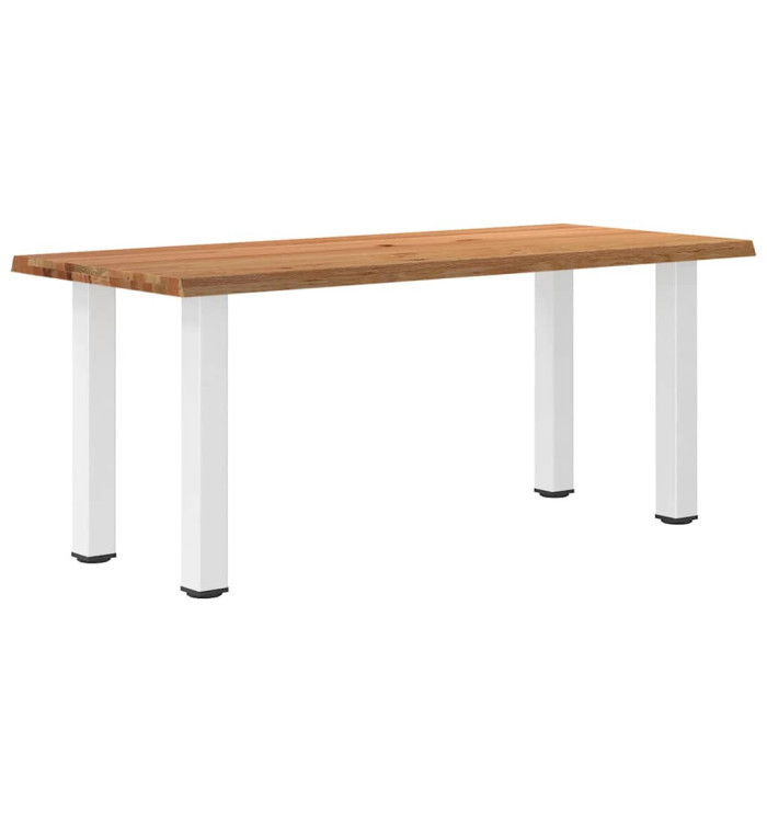 Table à manger et bord naturel bois massif chêne rectangulaire | Mobilier & Déco