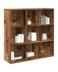 Armoire à livres vieux bois 98x29x97,5 cm | Mobilier & Déco