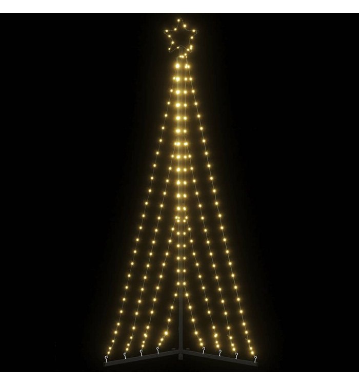 Sapin de Noël à LED 339 LED blanc chaud 187 cm | Mobilier & Déco