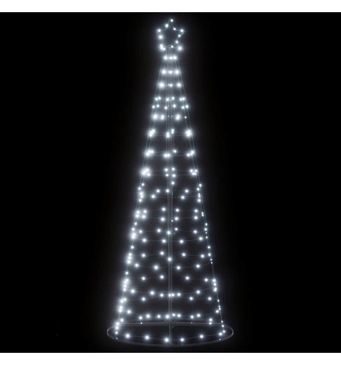 Sapin de Noël à LED 200 LED blanc froid 182 cm | Mobilier & Déco