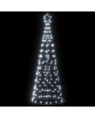 Sapin de Noël à LED 200 LED blanc froid 182 cm | Mobilier & Déco