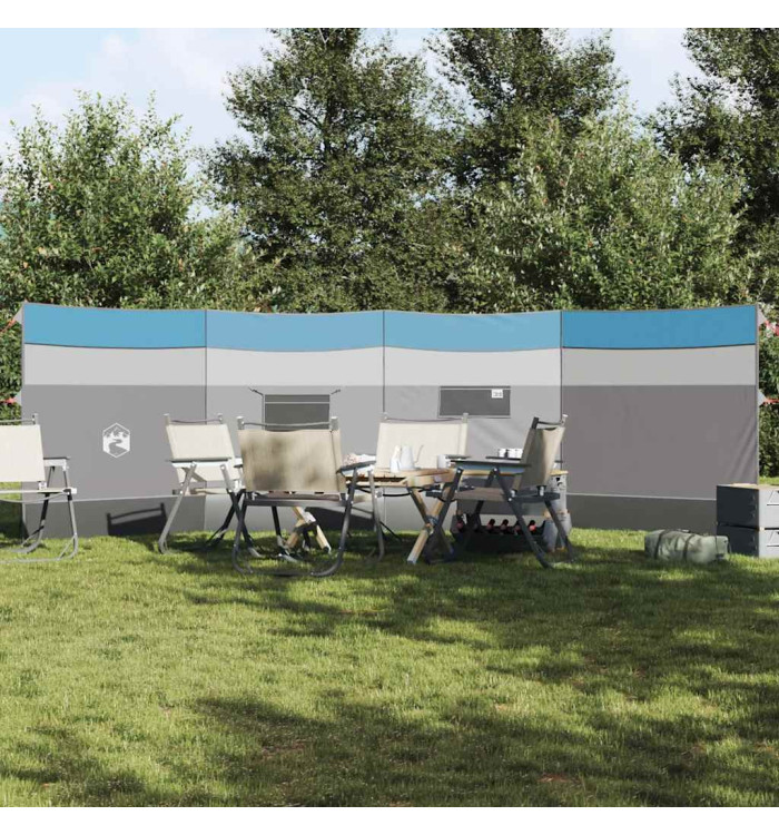 Brise-vent de camping bleu 510x153 cm imperméable | Mobilier & Déco