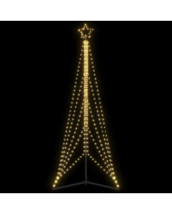 Sapin de Noël à LED 525 LED blanc chaud 302 cm | Mobilier & Déco