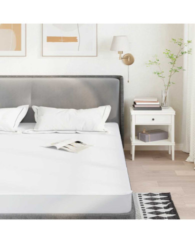 Protège-matelas blanc 120x220 cm imperméable | Mobilier & Déco