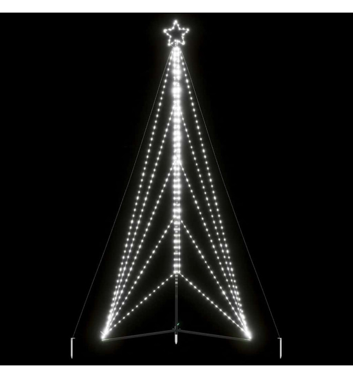 Sapin de Noël à LED 615 LED blanc froid 404,5 cm | Mobilier & Déco
