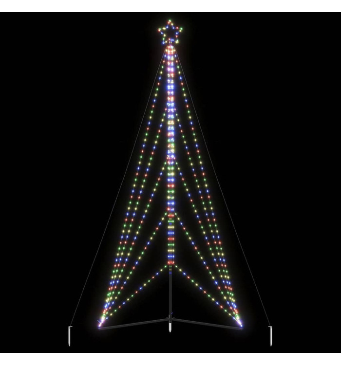 Sapin de Noël à LED 615 LED colorées 404,5 cm | Mobilier & Déco