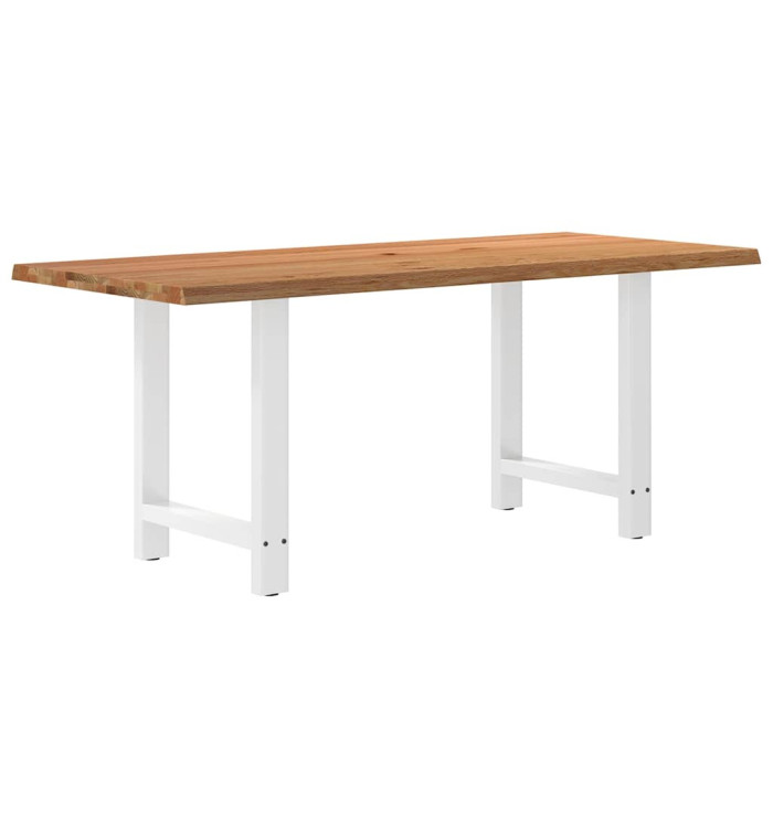 Table à manger et bord naturel bois massif chêne rectangulaire | Mobilier & Déco