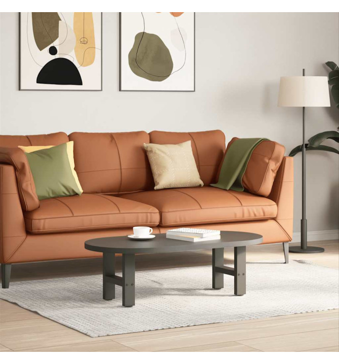 Pieds de table basse Anthracite 2 pièces 30 x (30-31) cm Acier | Mobilier & Déco