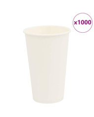 Tasses à café en papier 1000 pcs 16oz 400ml blanc | Mobilier & Déco