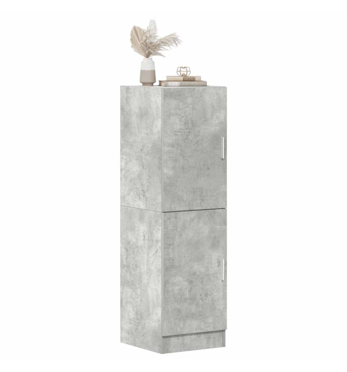 Armoire de cuisine gris béton 38x41,5x131,5 cm bois ingénierie | Mobilier & Déco