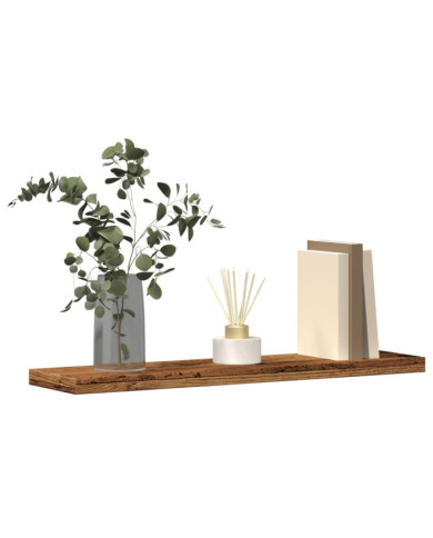 Étagères murales 4 pcs vieux bois 40x20x1,5cm bois d'ingénierie | Mobilier & Déco