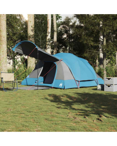 Tente familiale tunnel 8 personnes bleu imperméable | Mobilier & Déco