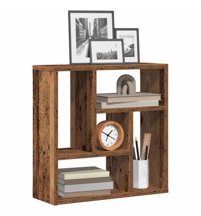 Étagère murale vieux bois 45x16x45 cm bois d'ingénierie | Mobilier & Déco