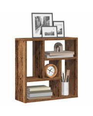 Étagère murale vieux bois 45x16x45 cm bois d'ingénierie | Mobilier & Déco