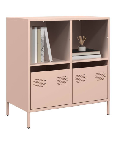 Buffet rose 68x39x73,5 cm acier laminé à froid | Mobilier & Déco
