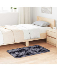 Tapis Shaggy à poils longs NAVARRA gris foncé 60x100 cm | Mobilier & Déco