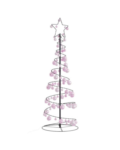 Sapin de Noël à LED avec boules 100 LED blanc chaud 150 cm | Mobilier & Déco