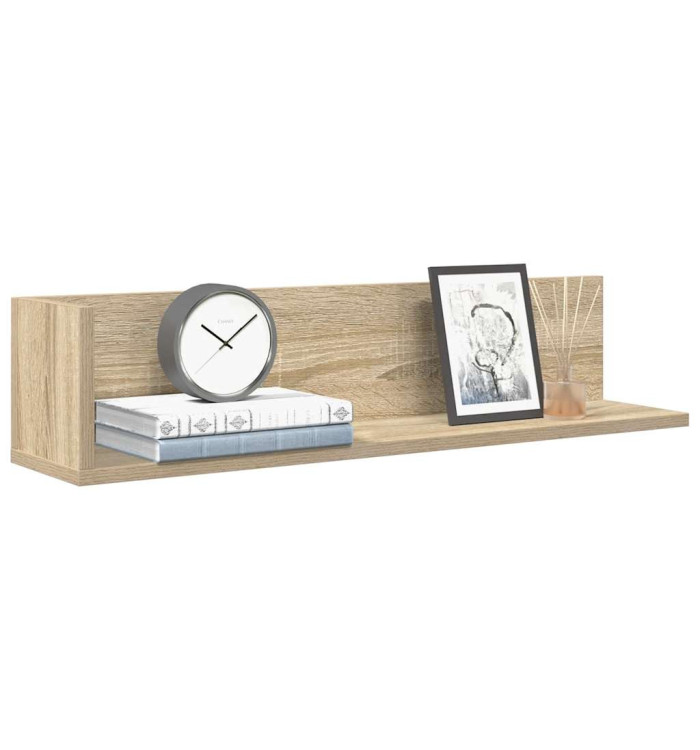 Étagères murales 2 pcs chêne sonoma 75x16,5x16,5 cm | Mobilier & Déco