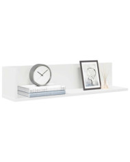 Étagères murales 2 pcs blanc 75x16,5x16,5 cm bois d'ingénierie | Mobilier & Déco