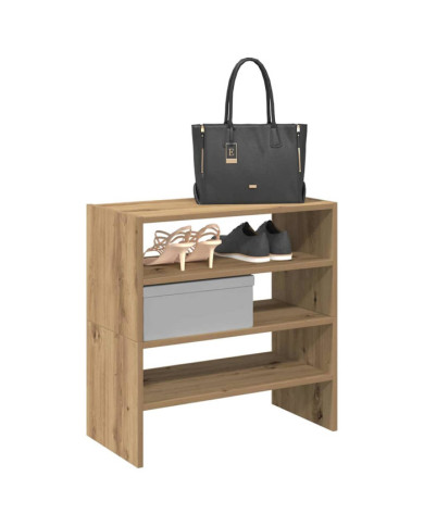 Étagères à chaussures 2 pcs empilable chêne artisanal | Mobilier & Déco