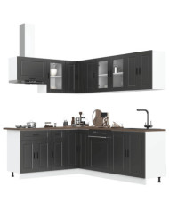Ensemble d'armoires de cuisine 11 pcs Porto bois d'ingénierie | Mobilier & Déco