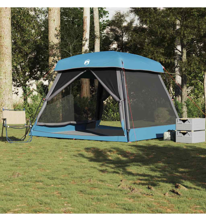 Tente de cabine familiale 6 personnes bleu imperméable | Mobilier & Déco