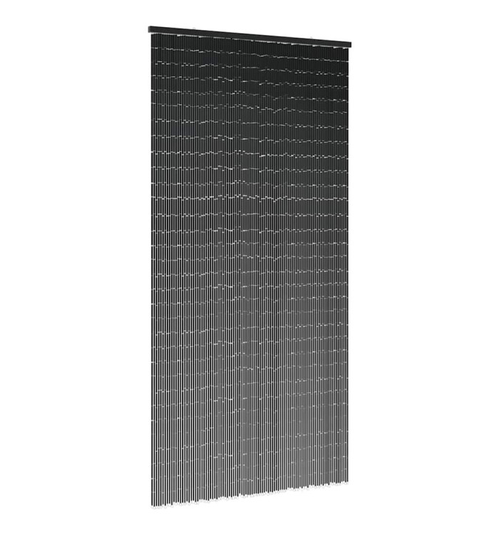 Rideau anti-insectes gris foncé 100x220 cm bambou | Mobilier & Déco