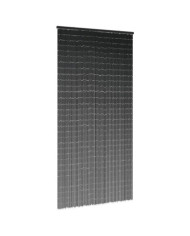 Rideau anti-insectes gris foncé 100x220 cm bambou | Mobilier & Déco