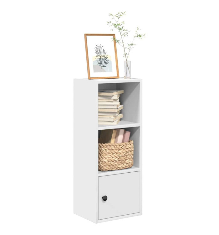 Bibliothèque blanc 31x24x77 cm bois d'ingénierie | Mobilier & Déco
