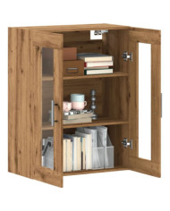 Buffet chêne artisanal 69,5x34x90 cm bois d'ingénierie | Mobilier & Déco