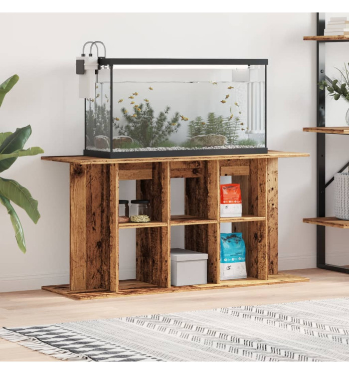 Support pour aquarium vieux bois 120x40x60 cm bois d'ingénierie | Mobilier & Déco