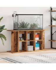 Support pour aquarium vieux bois 120x40x60 cm bois d'ingénierie | Mobilier & Déco