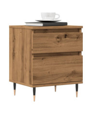 Tables de chevet 2 pcs chêne artisanal 40x35x50 cm | Mobilier & Déco