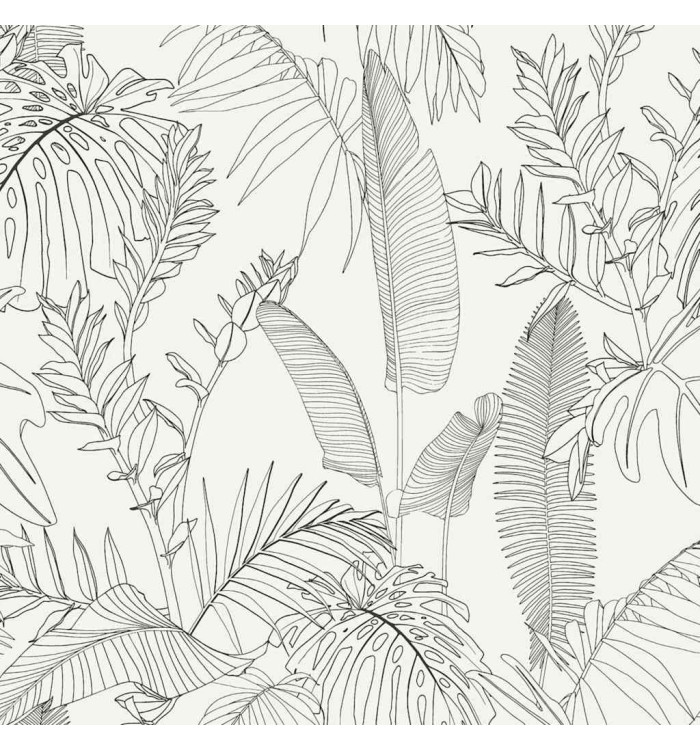 DUTCH WALLCOVERINGS Papier peint galapalos blanc | Mobilier & Déco