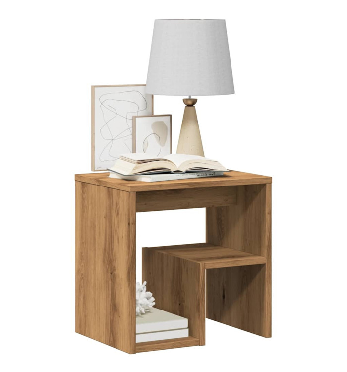 Tables de chevet 2 pcs chêne artisanal bois d'ingénierie | Mobilier & Déco