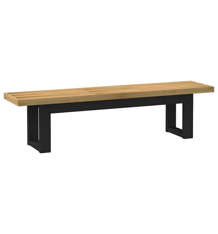 Banc à manger NOAIN pieds en forme de U 180x40x45 cm massif pin | Mobilier & Déco