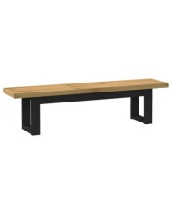 Banc à manger NOAIN pieds en forme de U 180x40x45 cm massif pin | Mobilier & Déco