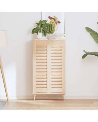 Portes d'armoire à persiennes 2 pcs 99x29,5 cm pin massif | Mobilier & Déco