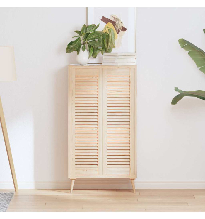 Portes d'armoire à persiennes 2 pcs 99x29,5 cm pin massif | Mobilier & Déco