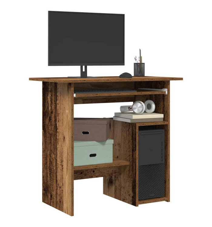 Bureau vieux bois 80x45x74 cm bois d'ingénierie | Mobilier & Déco