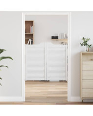Portes battantes à persiennes 2 paires blanc 90x100 cm | Mobilier & Déco