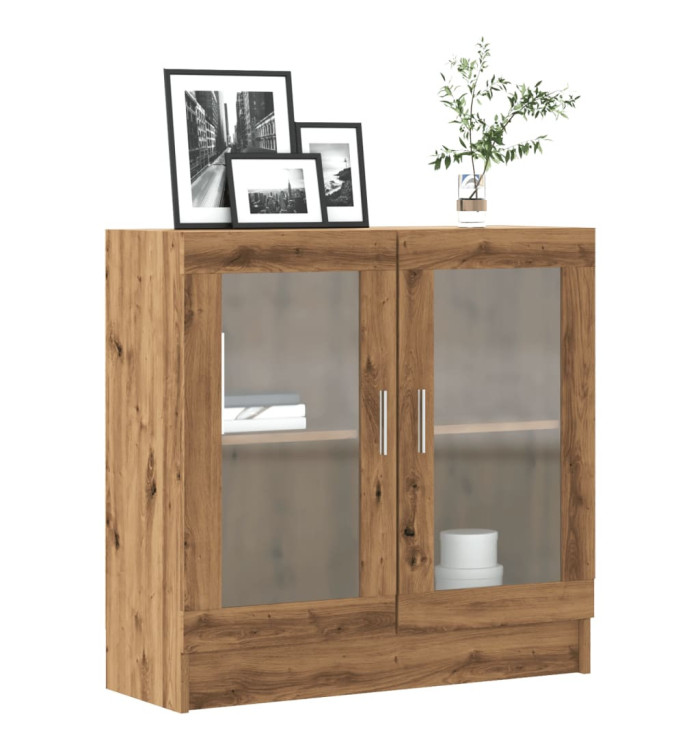 Bibliothèque chêne artisanal 82,5x30,5x80 cm bois d'ingénierie | Mobilier & Déco