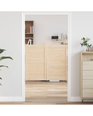 Portes battantes à persiennes 1paire 90x100 cm bois massif Pin | Mobilier & Déco