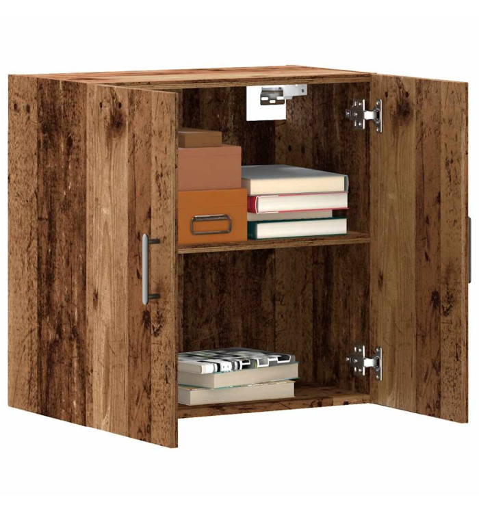Armoire murale vieux bois 60x31x60 cm bois d'ingénierie | Mobilier & Déco
